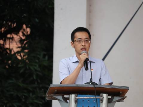 体育经济管理学院党总支书记方安在上微党课 体育经济管理学院党总支书记方安在上微党课